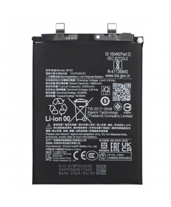 Bateria interna BP52 compatible con Xiaomi POCO F6 24069PC21G 24069PC21I 5000mAH