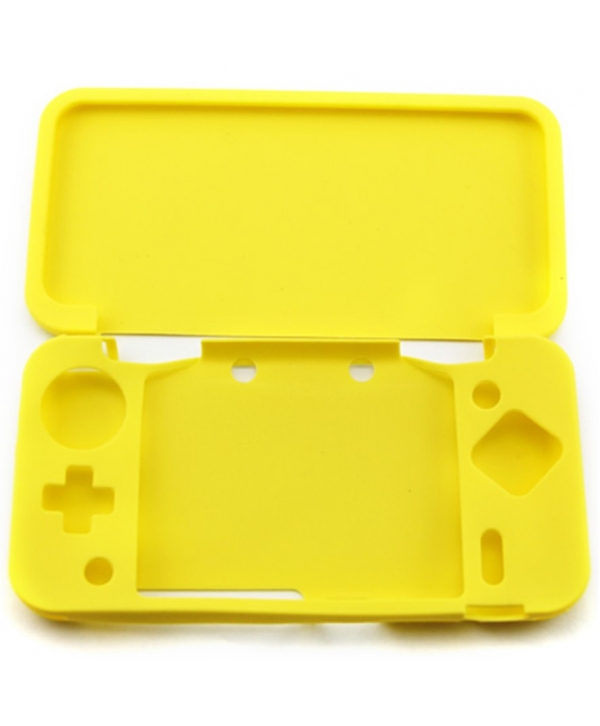 SILICONE CASE FOR NINTENDO NEW 2DS XL SOFT RUBBER PROTECTOR YELLOW