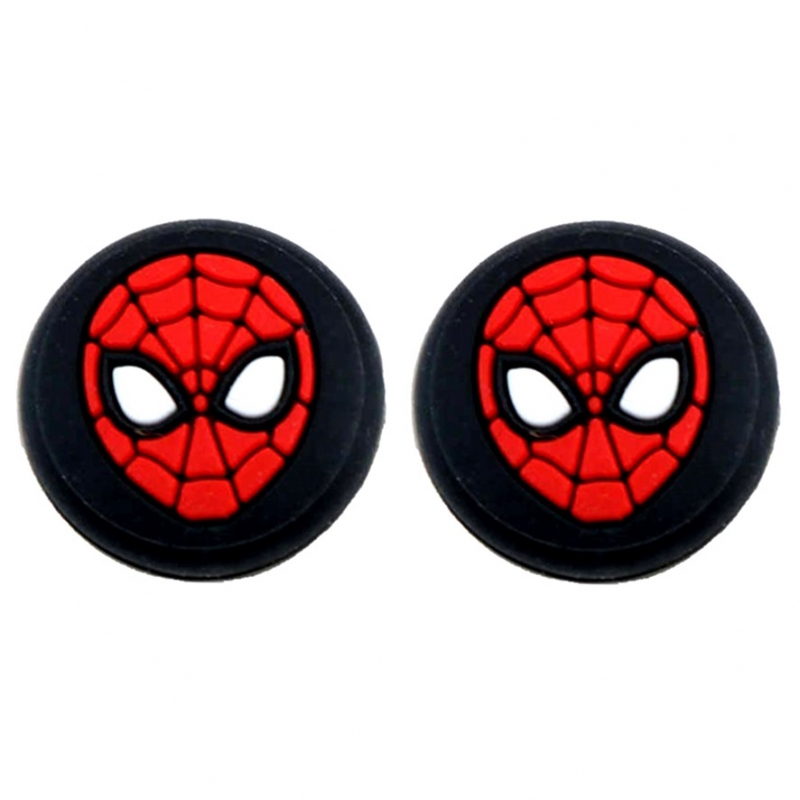 GRIPS JOYSTICK FOR NINTENDO SWITCH, LITE, PROTECTIVE RUBBER, SPIDERMAN FACE